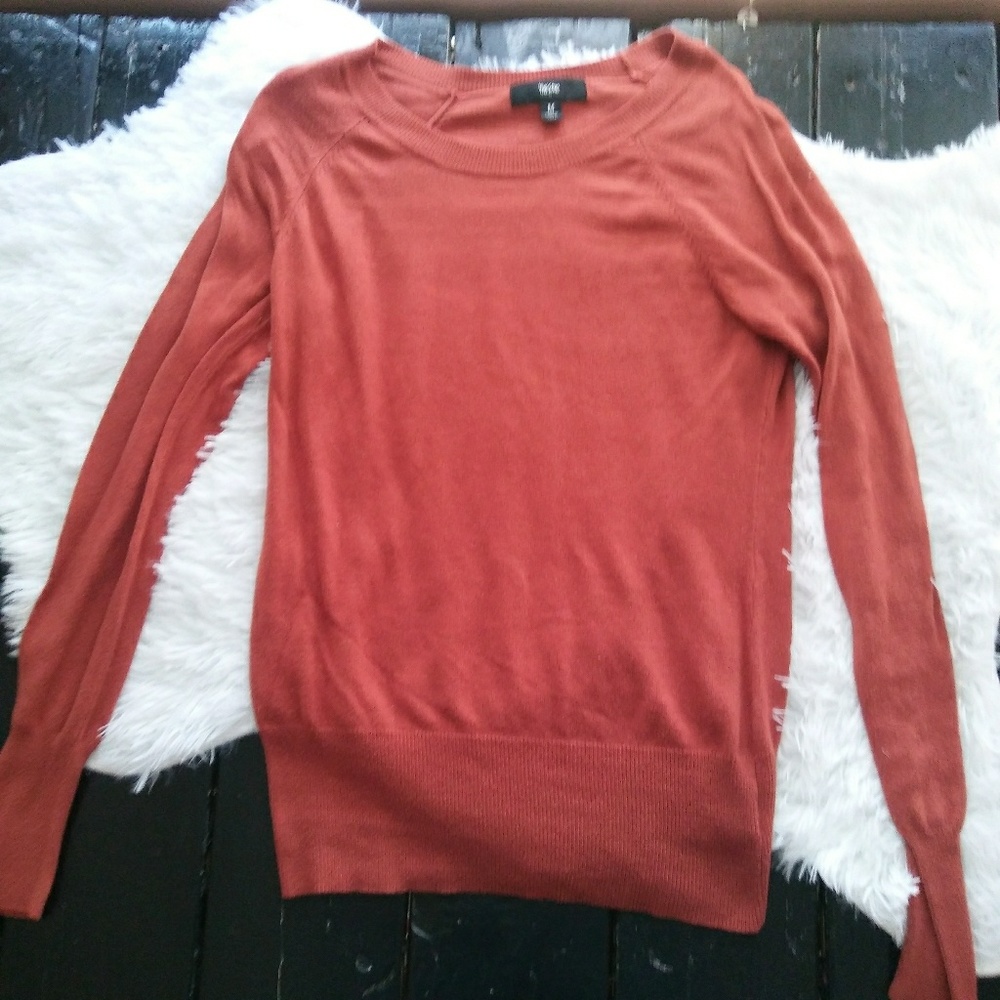Mossimo Medium Women's orange sweater